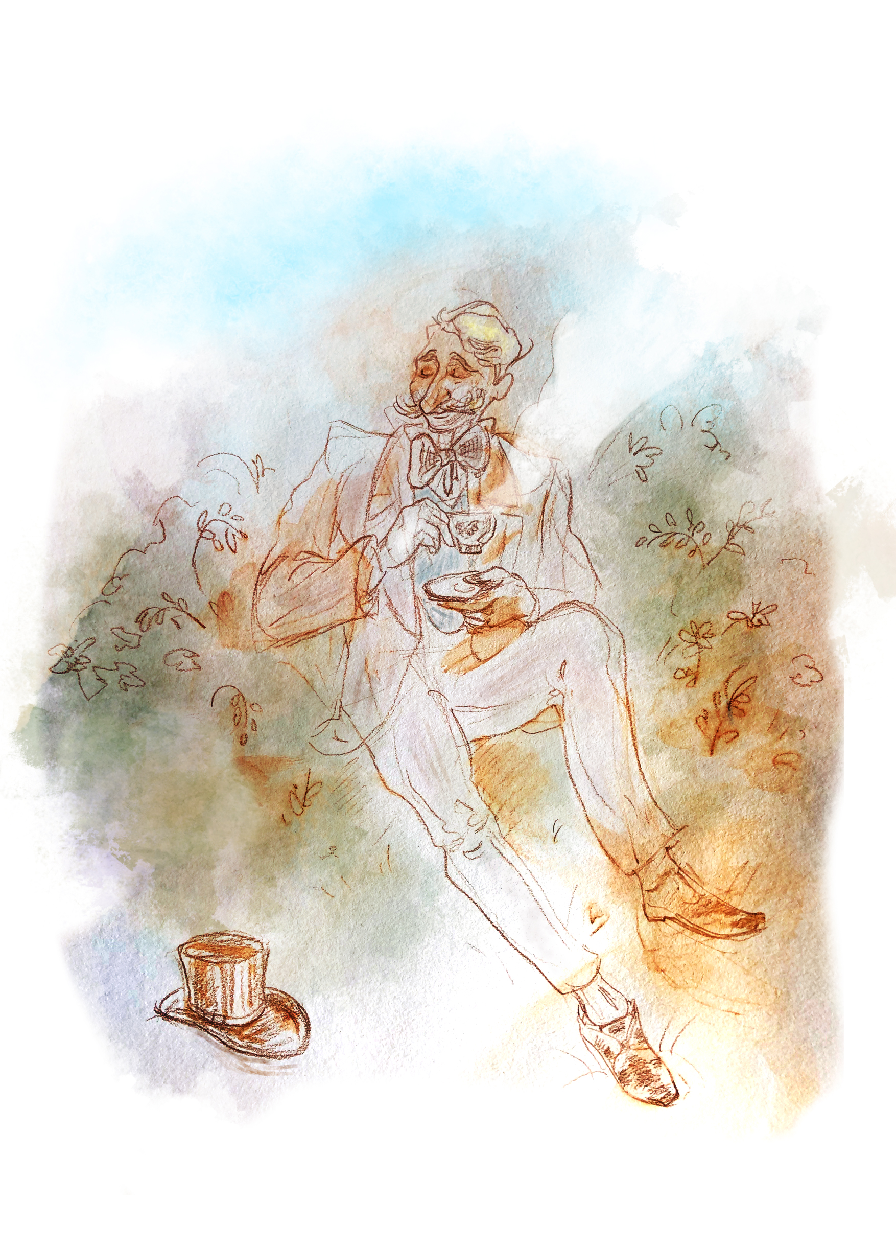 illustration-homme-divan-tea-time